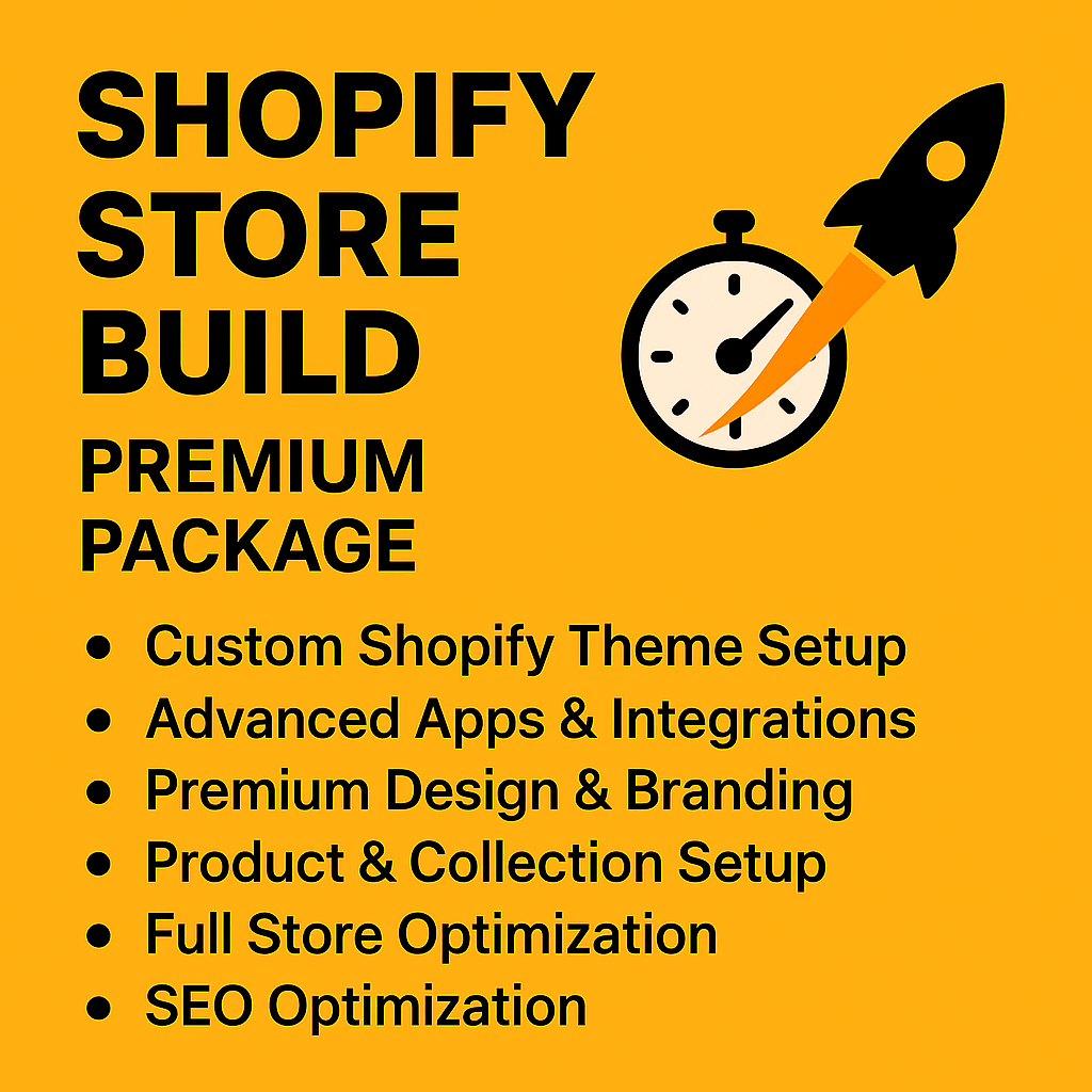 Shopify Store Build – Premium Package